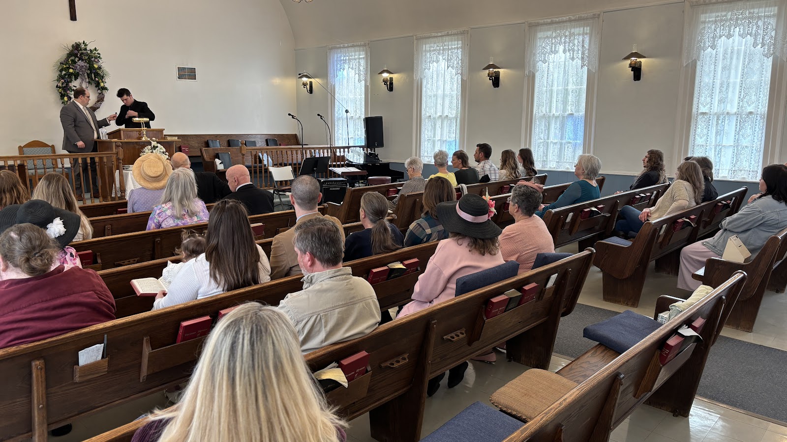 Church fellowship moment
